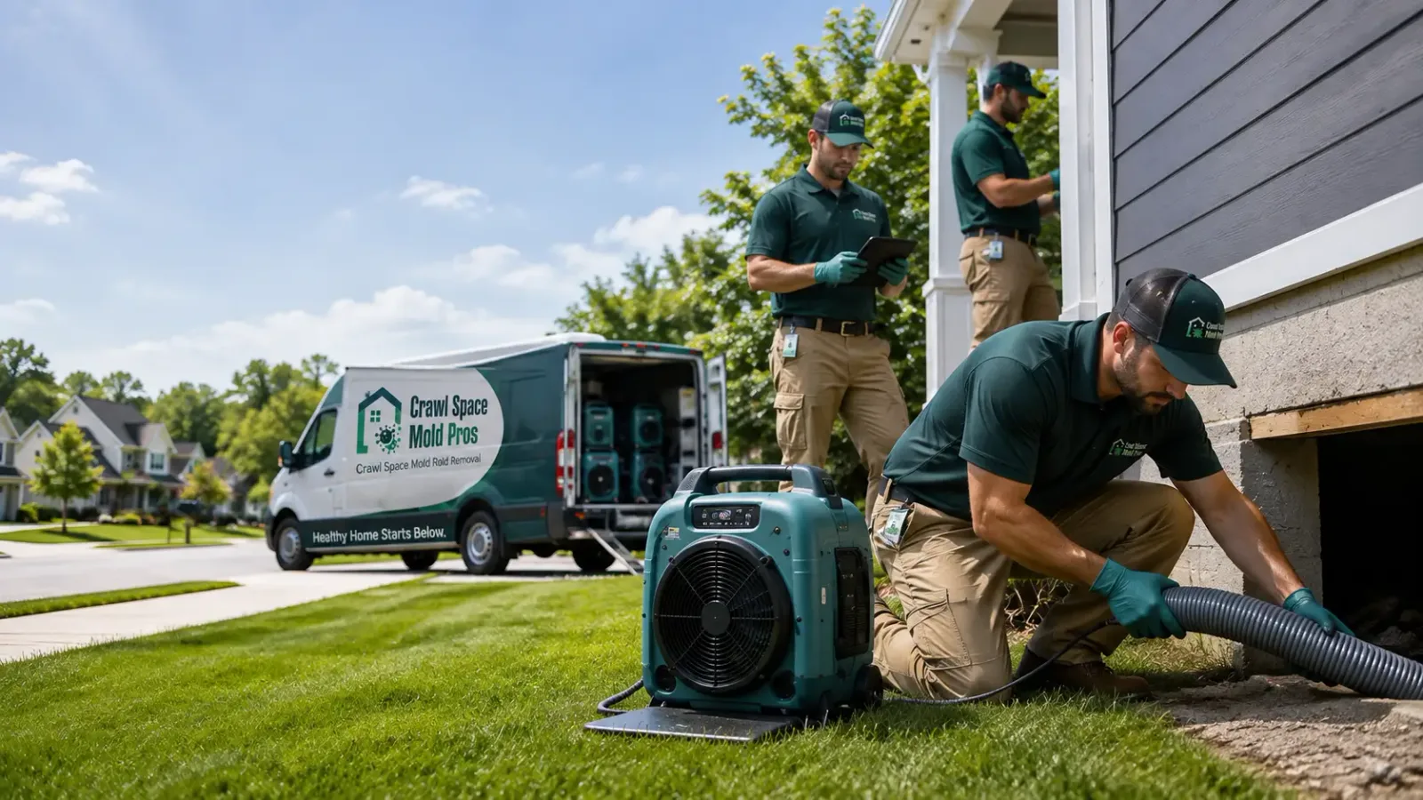 Crawl Space Mold Removal in Maywood, NE